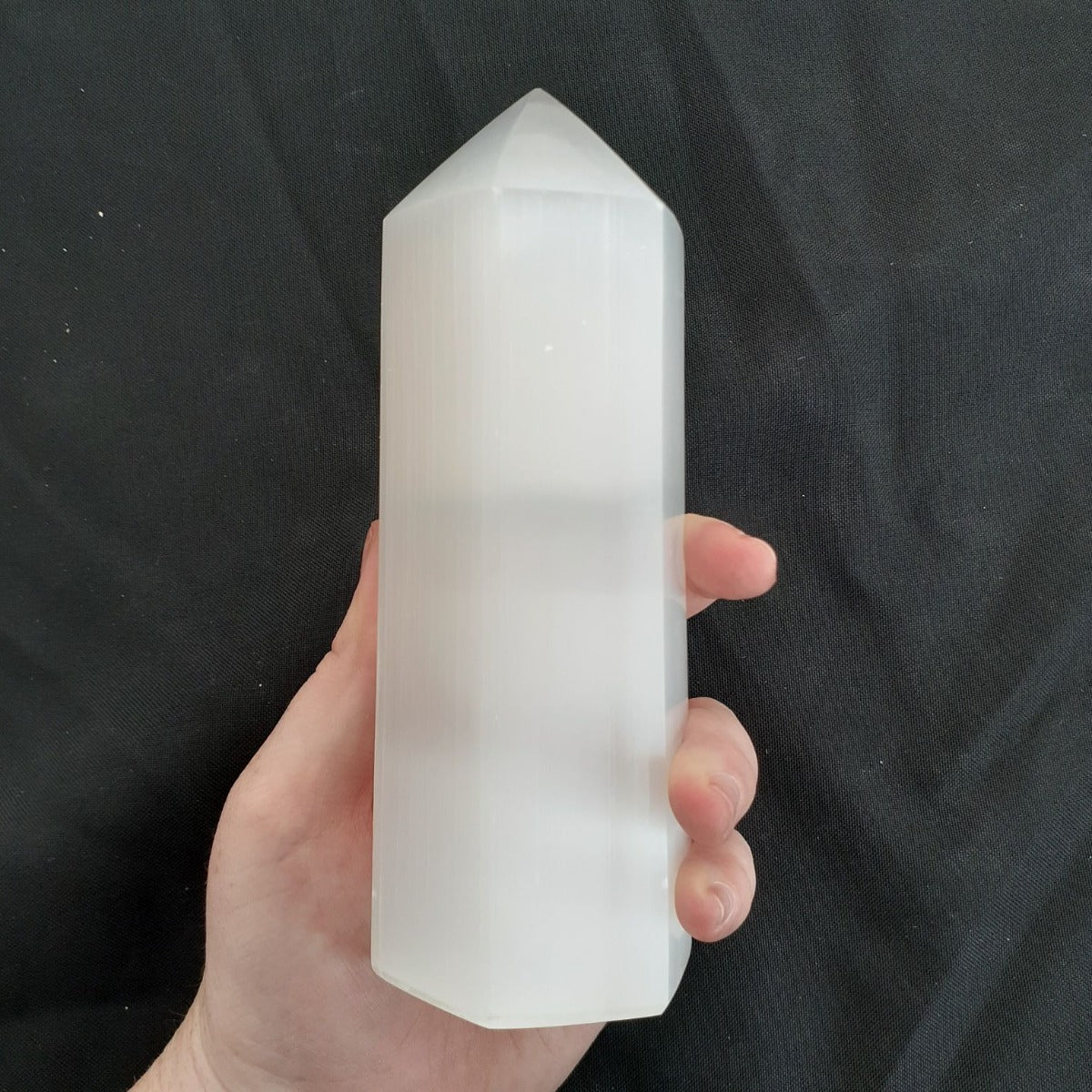 Selenite Generator - Faceted - 15cm Selenite Generator - Faceted - 15cm